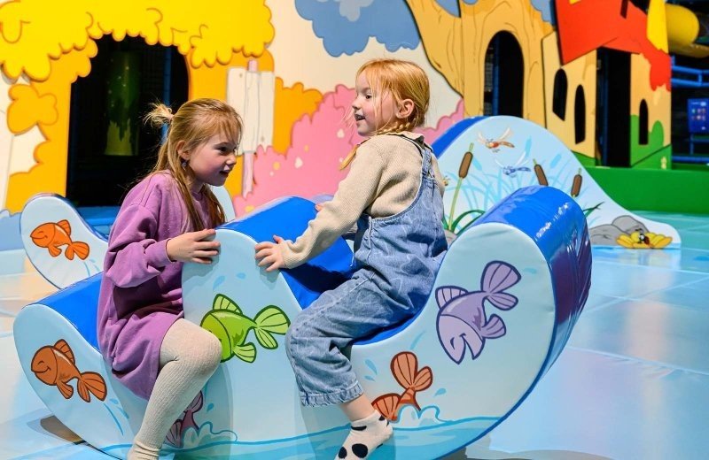 Mehr als 3.000 m² Indoor-Spielfläche